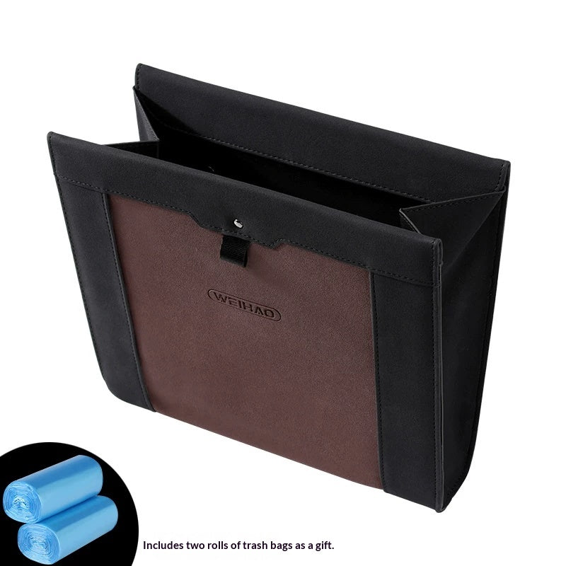 Car-mounted Foldable Hanging Trash Bag For Automobiles