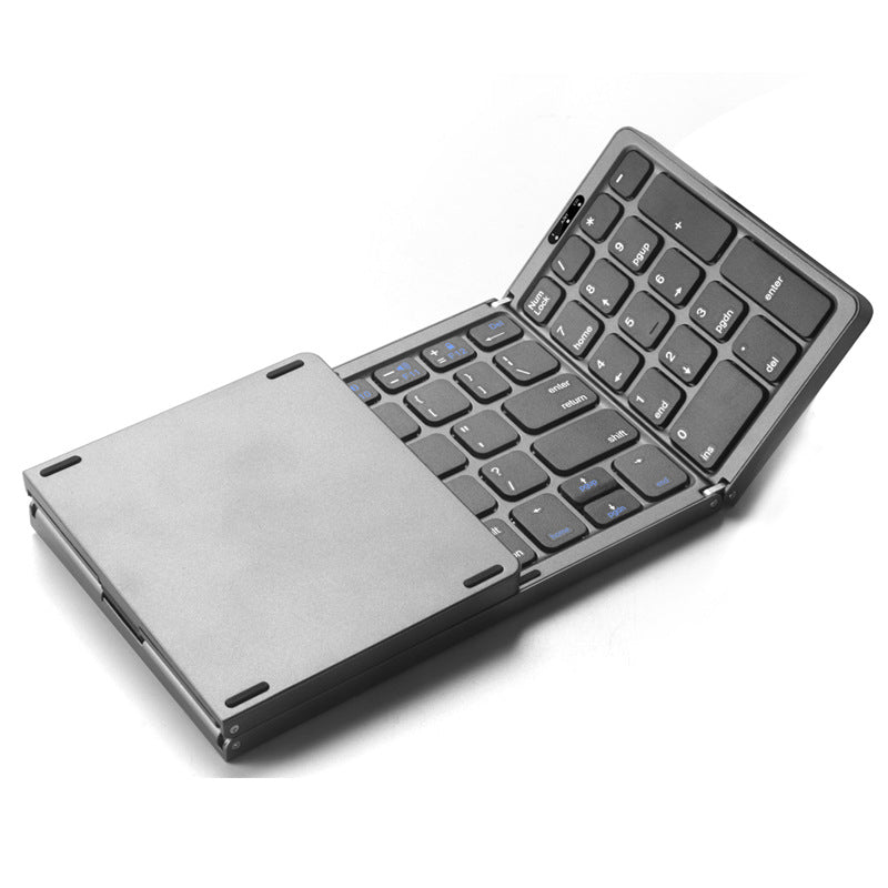Faltbare Bluetooth-Tastatur mit Touchpad – ultradünn