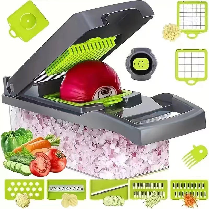 9-in-1 Vegetable Chopper – Dice, Slice and Grate in Seconds
