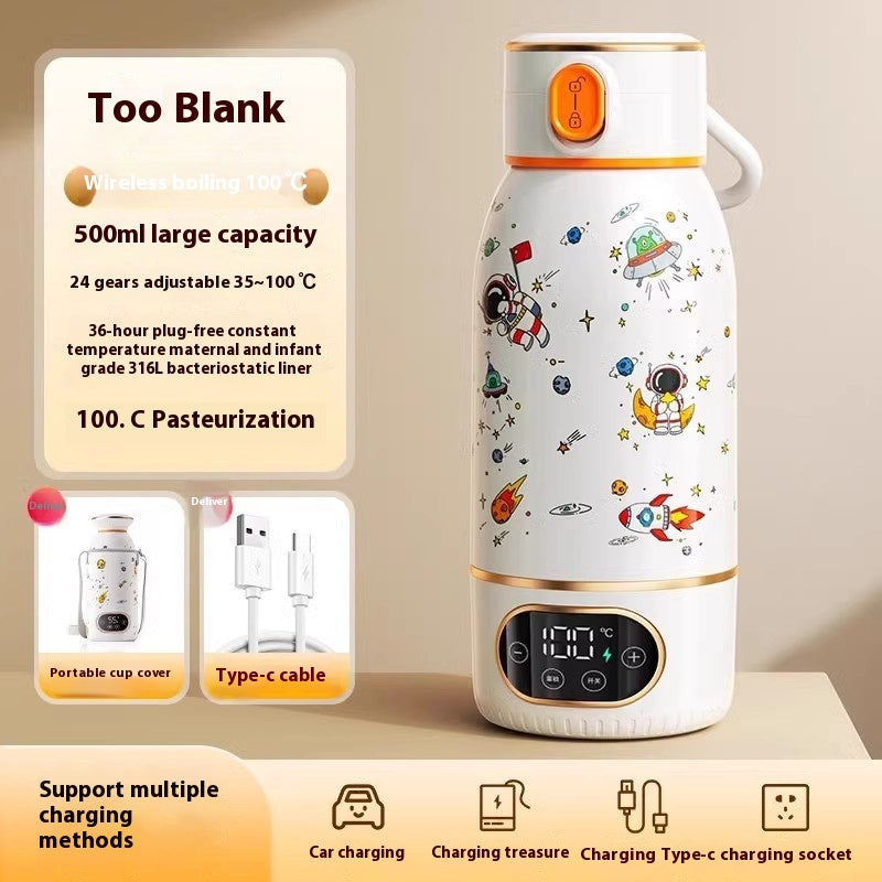 Selbstheizender Thermobecher – kabellos mit Powerbank-Funktion